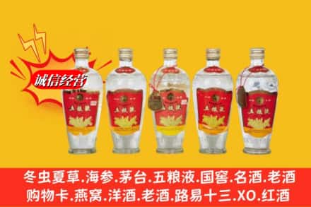 运城新绛县回收老五粮液